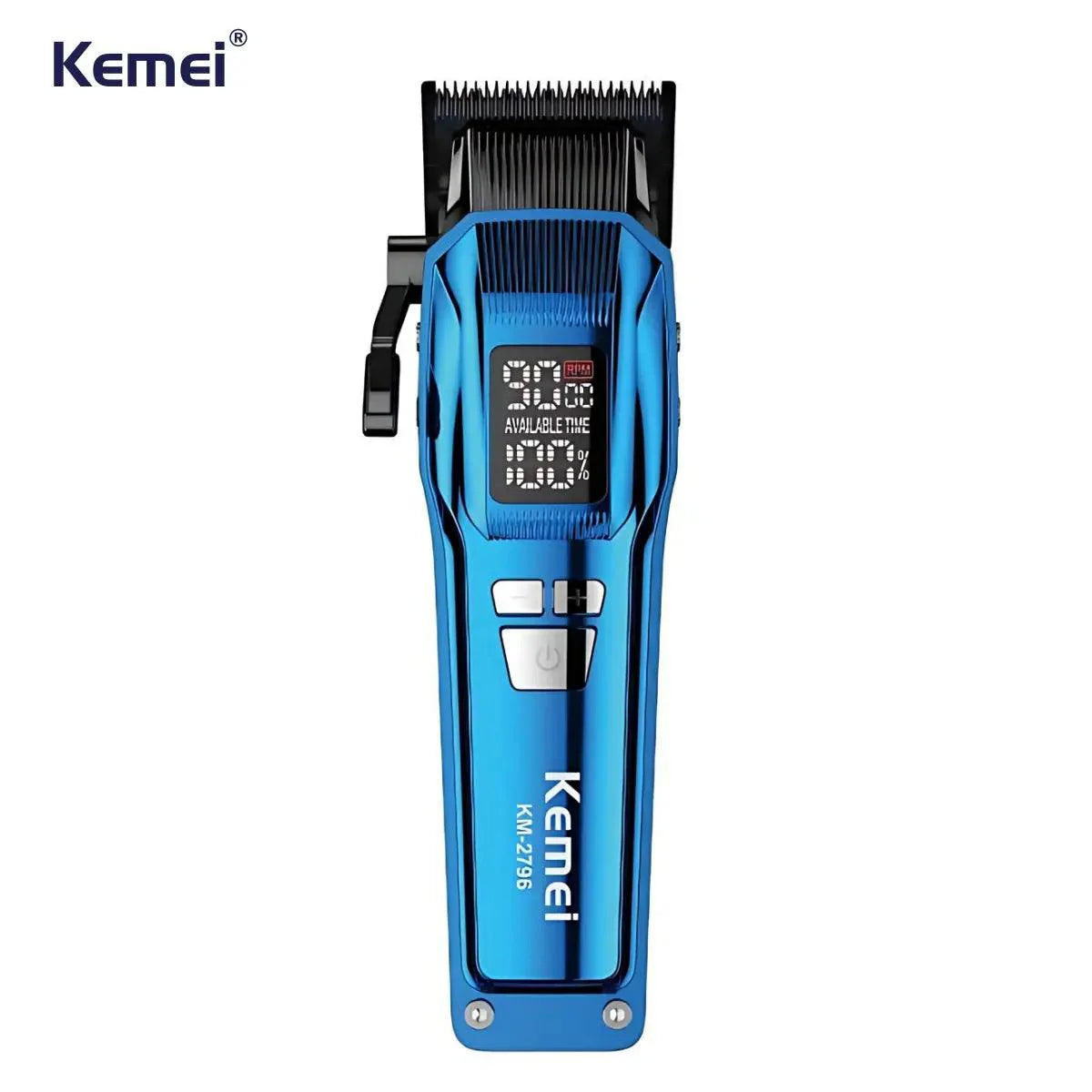 Máquina de Corte Profissional com Lâmina Fade & Taper Km-2796 | Kemei ®