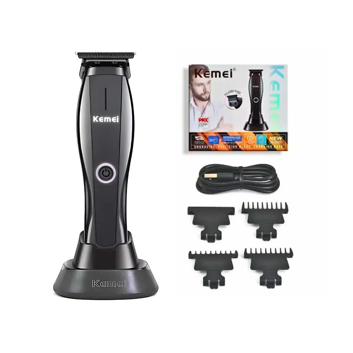 Kit Profissional Máquina de Corte Km-2286 + Acabamento Km-2295 | Kemei ®