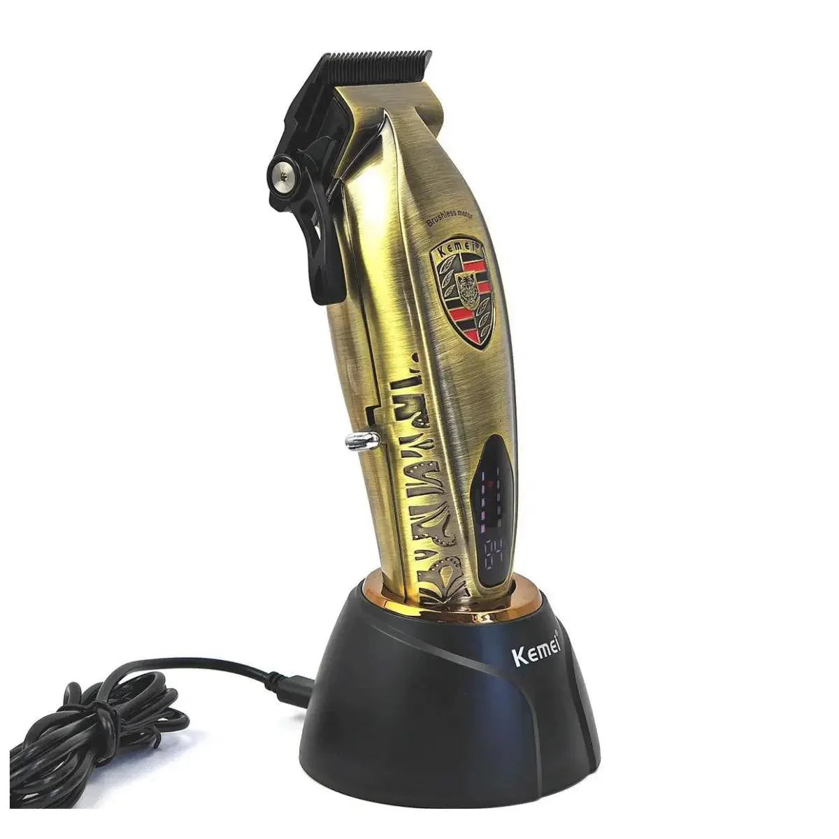 Máquina de Corte Brushless 10w com Base Carregadora Km-2230 | Kemei ®