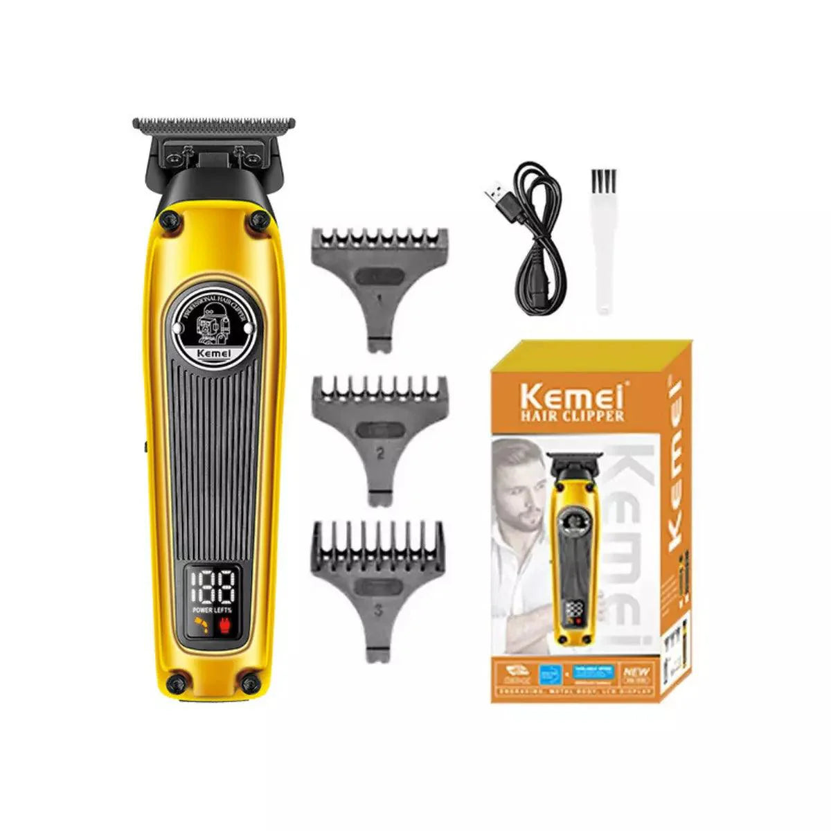 Máquina de Acabamento Profissional 8w Brushless Km-1855 | Kemei ®