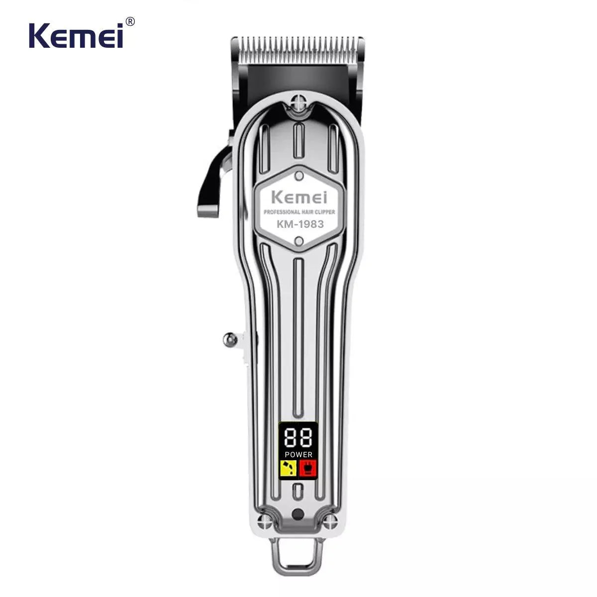 Máquina de Cortar Cabelo Profissional Km-1983 | Kemei ®