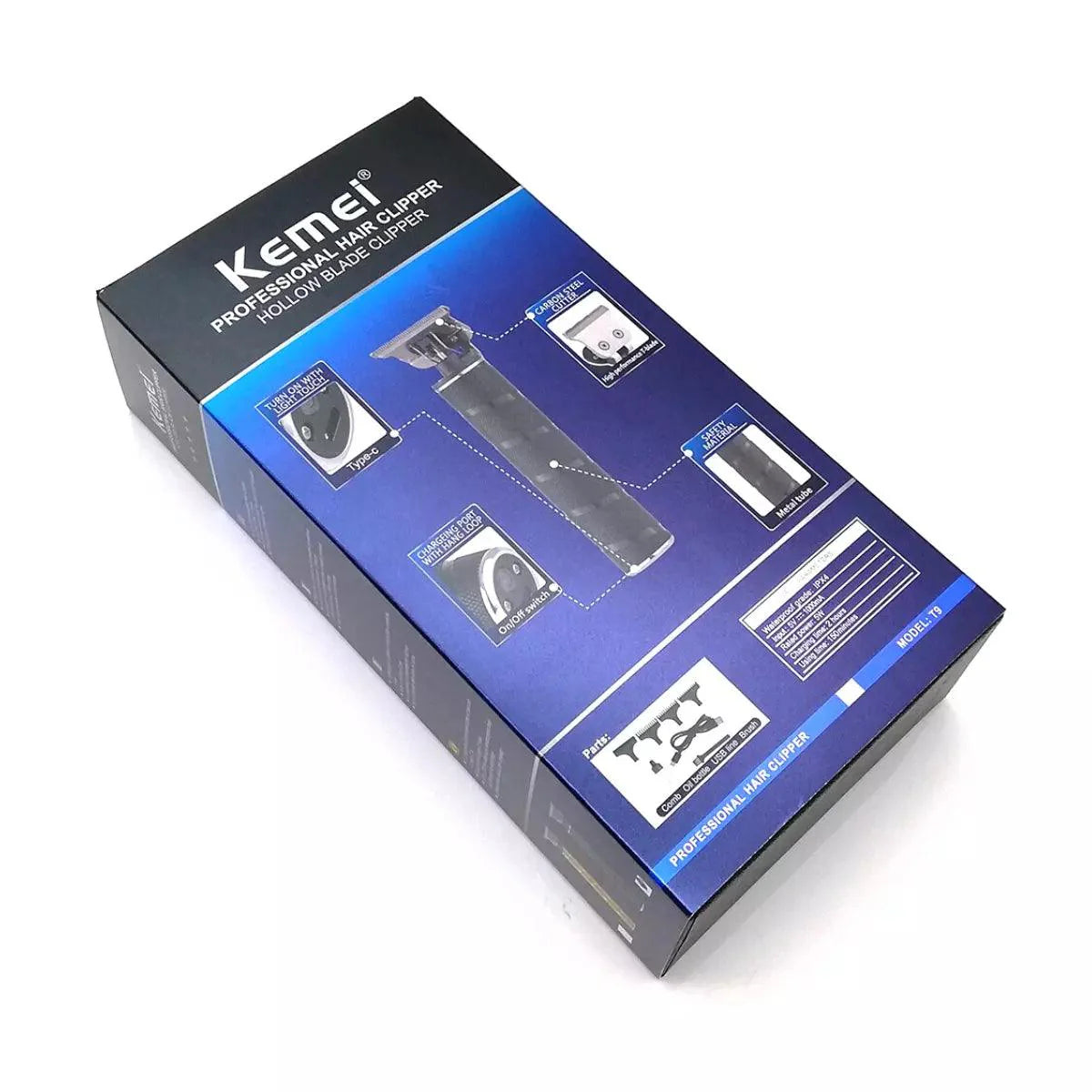 Máquina de Acabamento IPX4 Profissional Outlier Km-T9 | Kemei ®