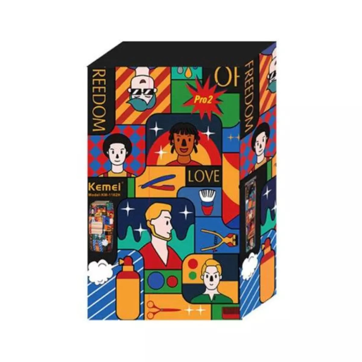 Kit Profissional Máquina de Acabamento Km-Max5090 + Shaver Km-1102H | Kemei ®