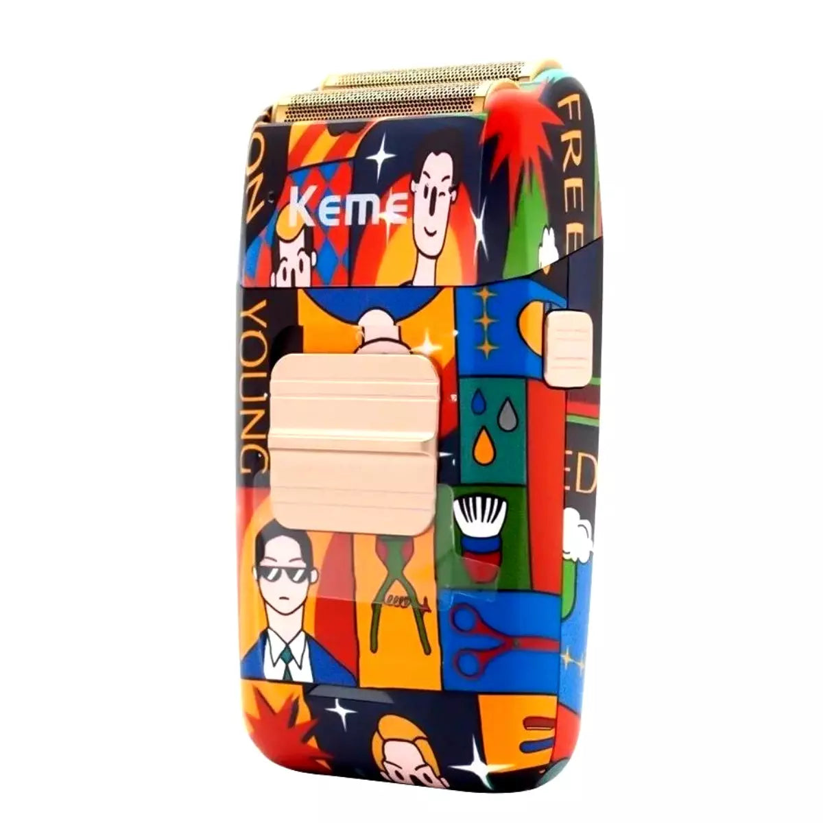 Kit Profissional Máquina de Acabamento Km-Max5090 + Shaver Km-1102H | Kemei ®