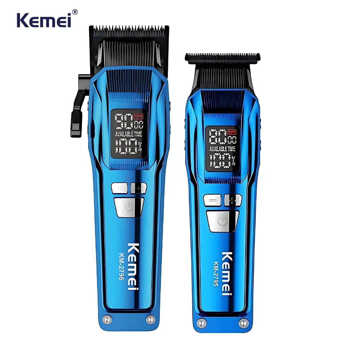 Kit Profissional Máquina de Corte 10w + Acabamento 8w Km-2797 | Kemei ®