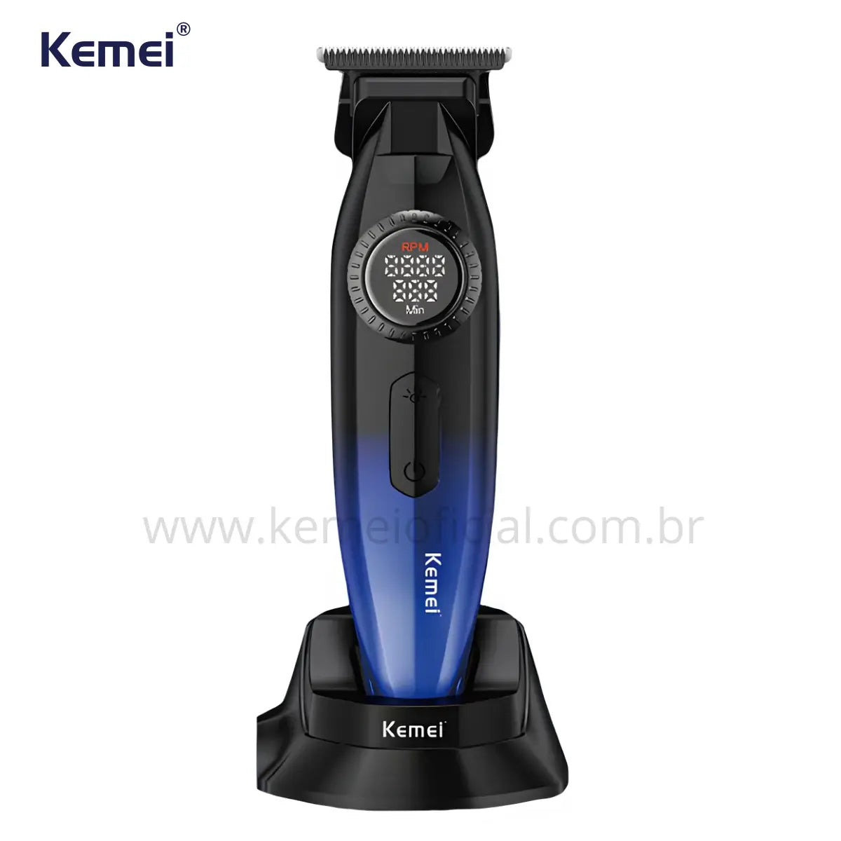 Máquina de Acabamento 8.000RPM +Base Carregadora Km-1868 | Kemei ®