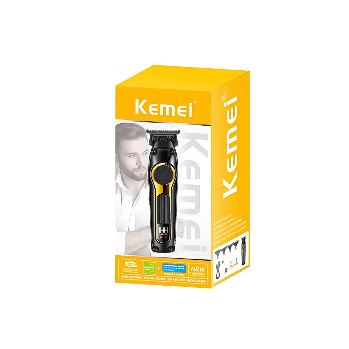 Máquina de Acabamento Premium 0Gap Profissional Km-2351 | Kemei ®
