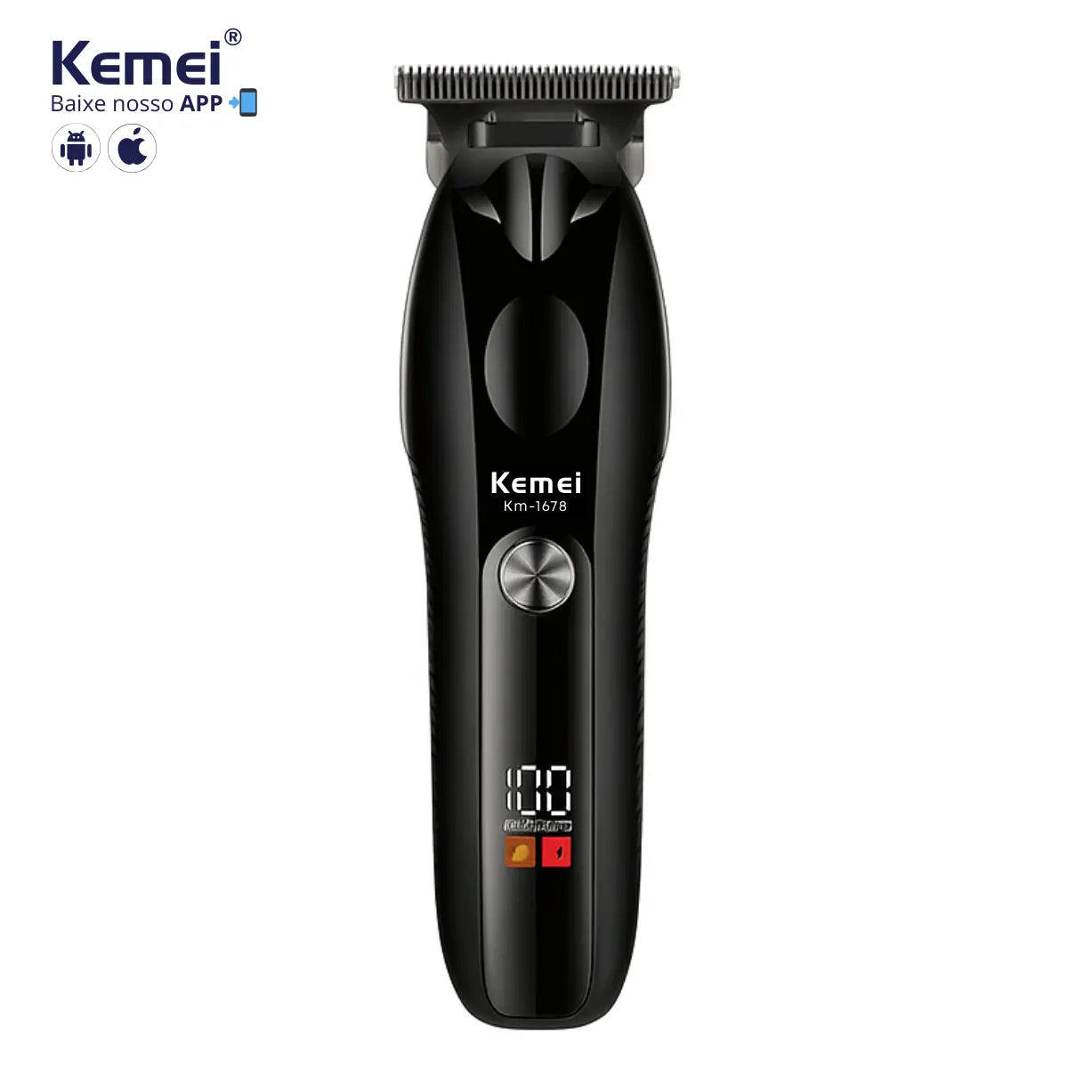 Máquina de Acabamento 0Gap Profissional Km-1678 | Kemei ®