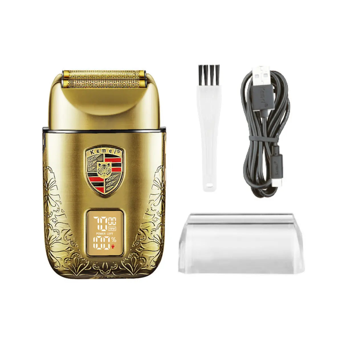 Kit Profissional Máquina de Corte Brushless Km-2230 + Shaver Km-T93 | Kemei ®