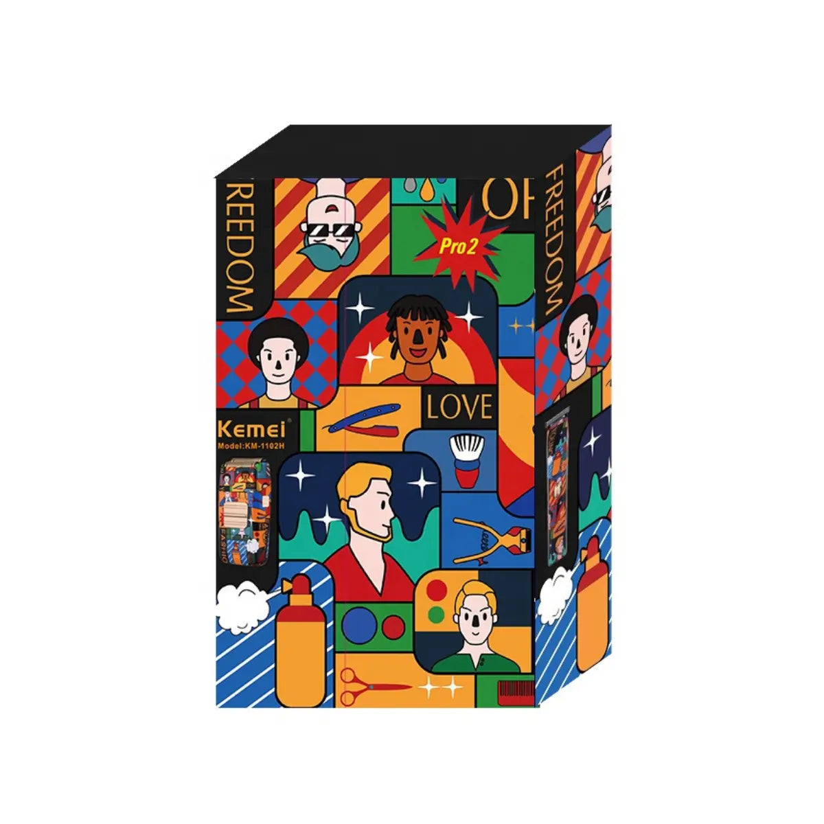 Barbeador Elétrico Profissional Max Km-1102H | Kemei ®