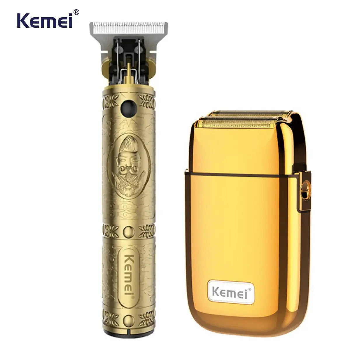 Kit Profissional Máquina de Acabamento km-700B + Shaver Km-TX1 | Kemei ®