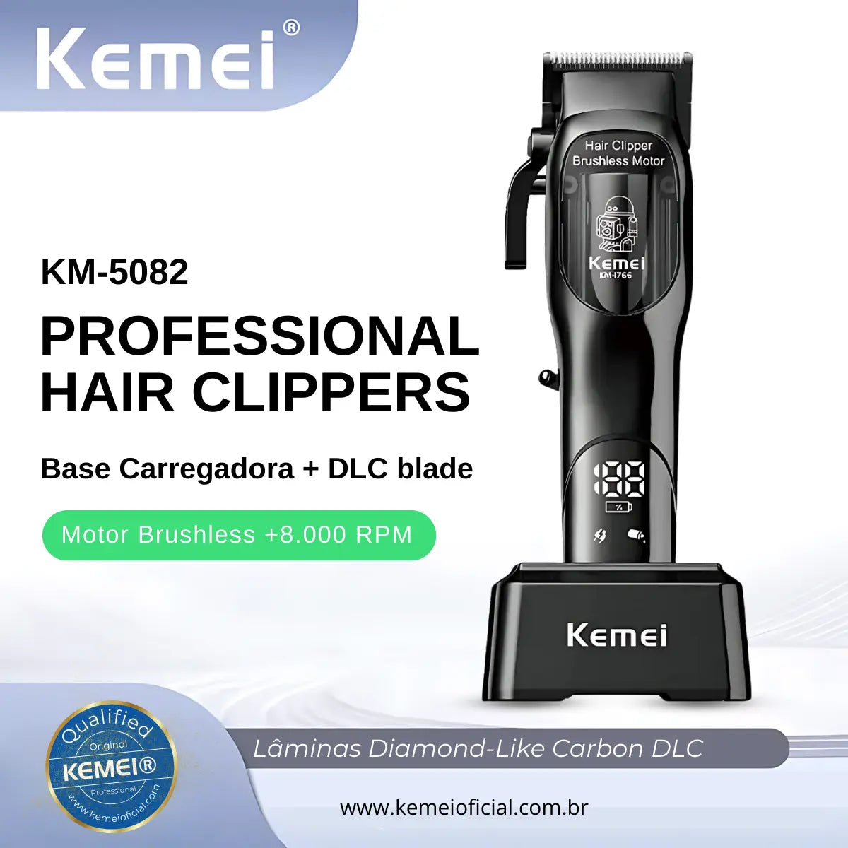 Máquina de Corte com Base carregadora Km-1766 | Kemei ®