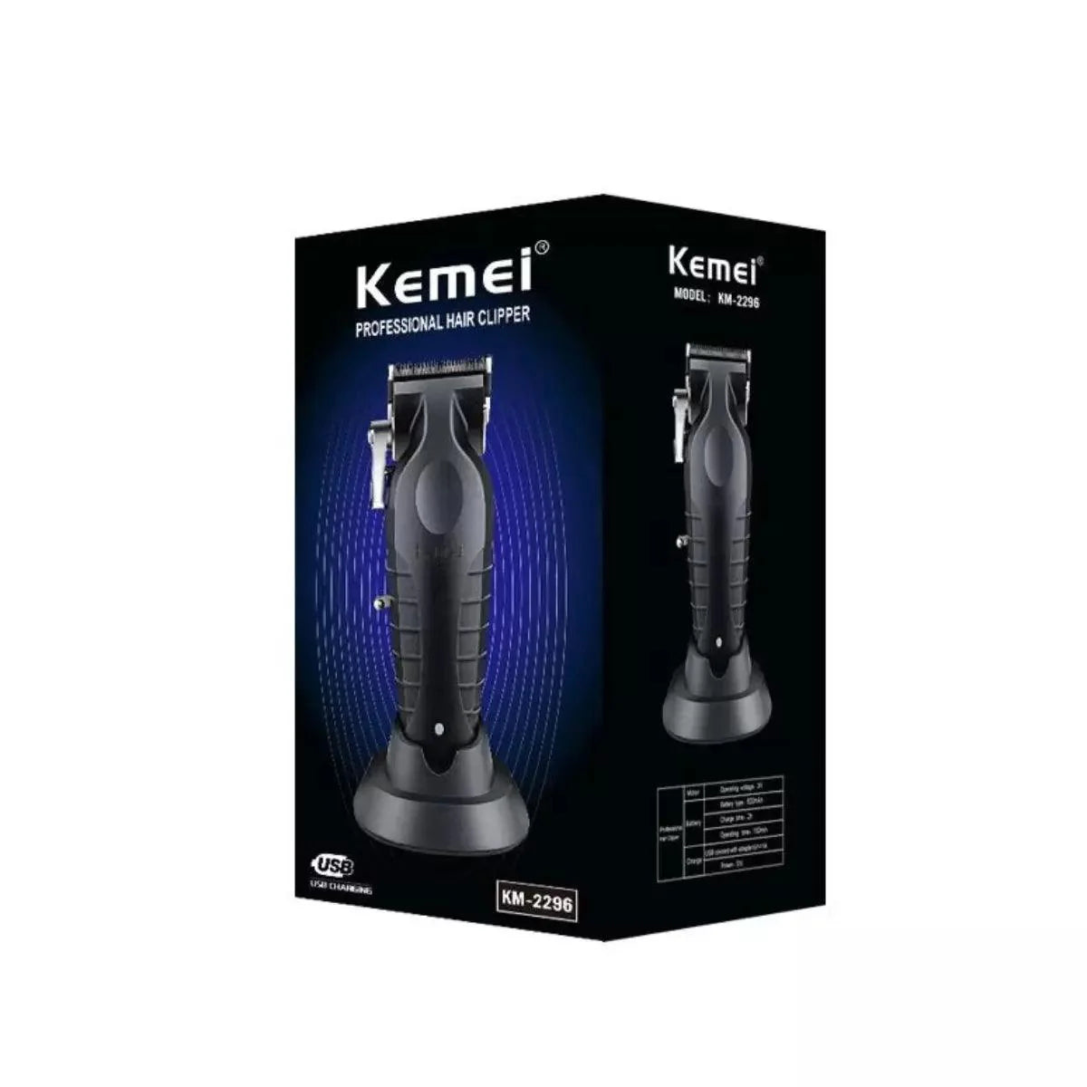 Kit Pro Máquina de Corte Km-2296 + Acabamento Km-2299 + Shaver 1102 | Kemei ®