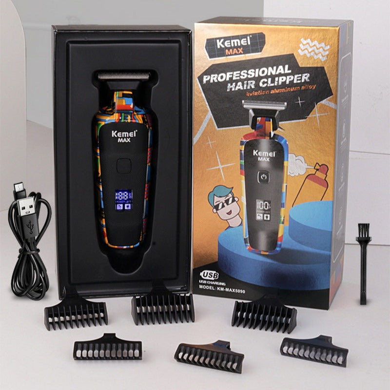 Kit Profissional Máquina de Acabamento Km-Max5090 + Shaver Km-1102H | Kemei ®