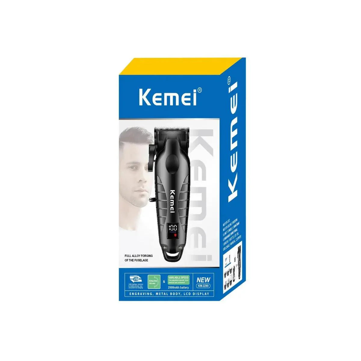 Máquina de Cortar Cabelo 10w Profissional Km-2290 | Kemei ®