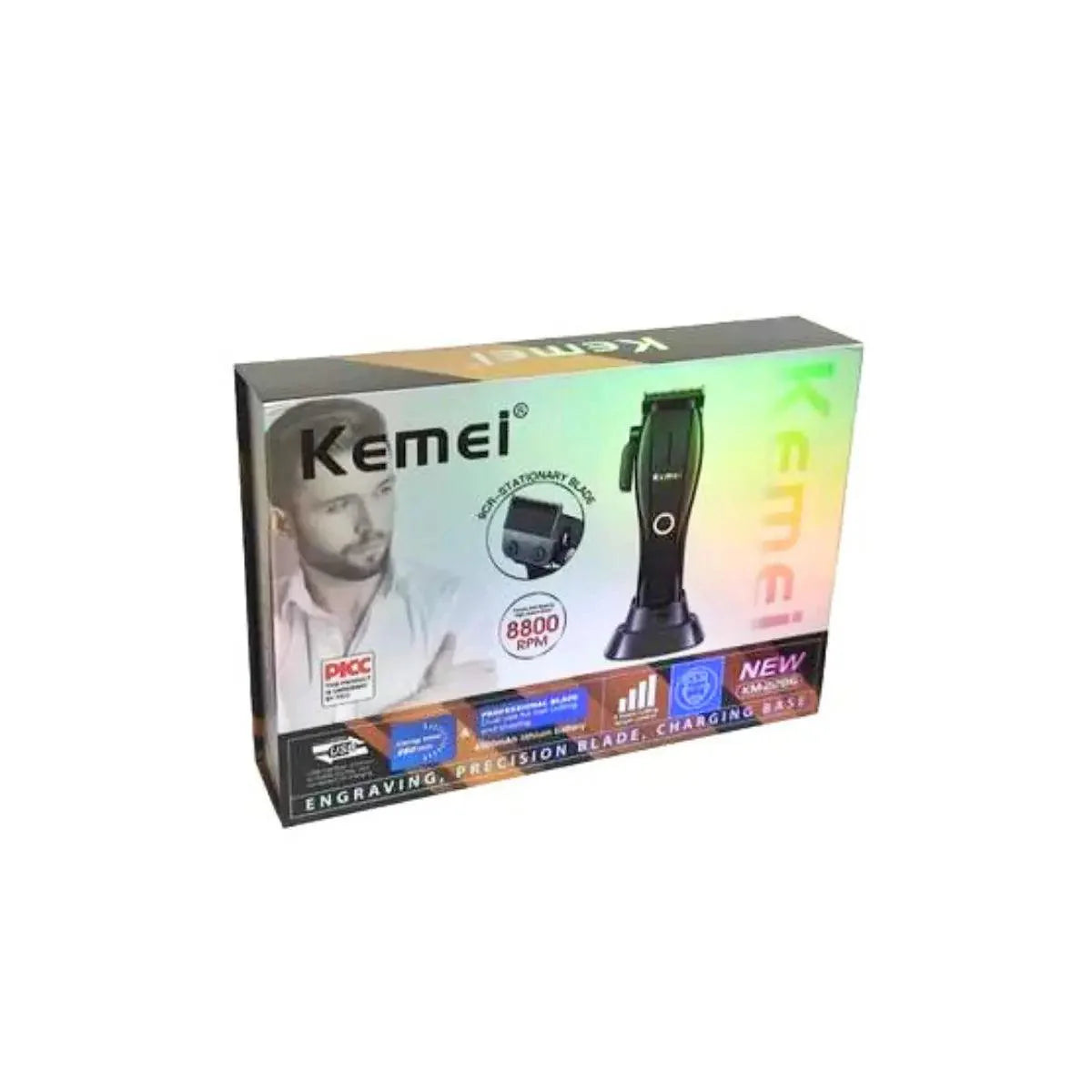 Kit Profissional Máquina de Corte Km-2286 + Acabamento Km-2295 | Kemei ®