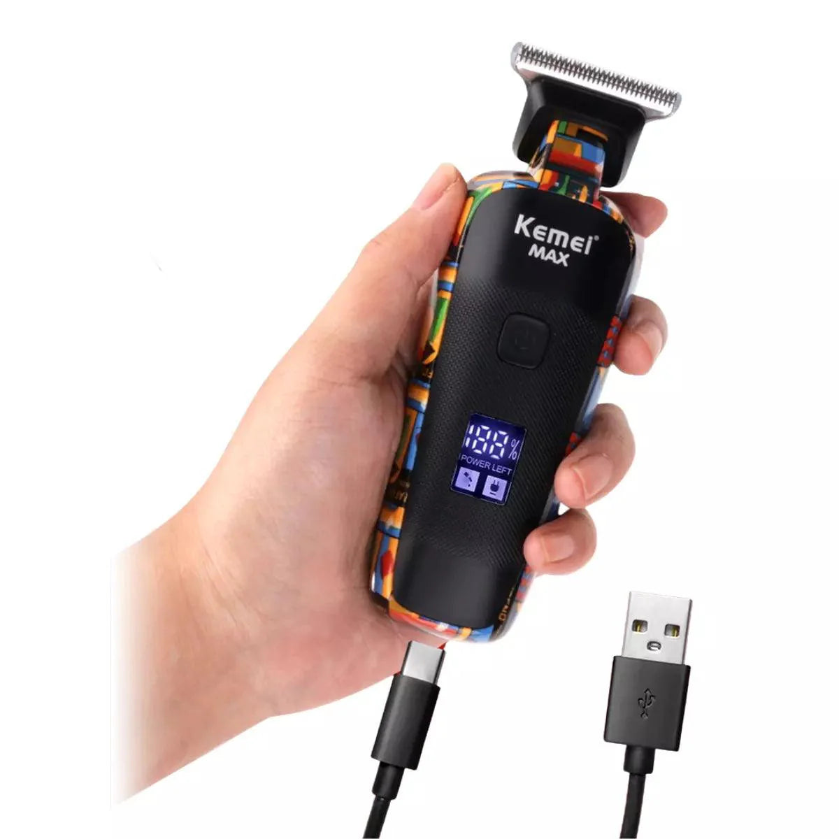 Kit Profissional Máquina de Acabamento km-Max5090 + Shaver Km-2027  | Kemei ®