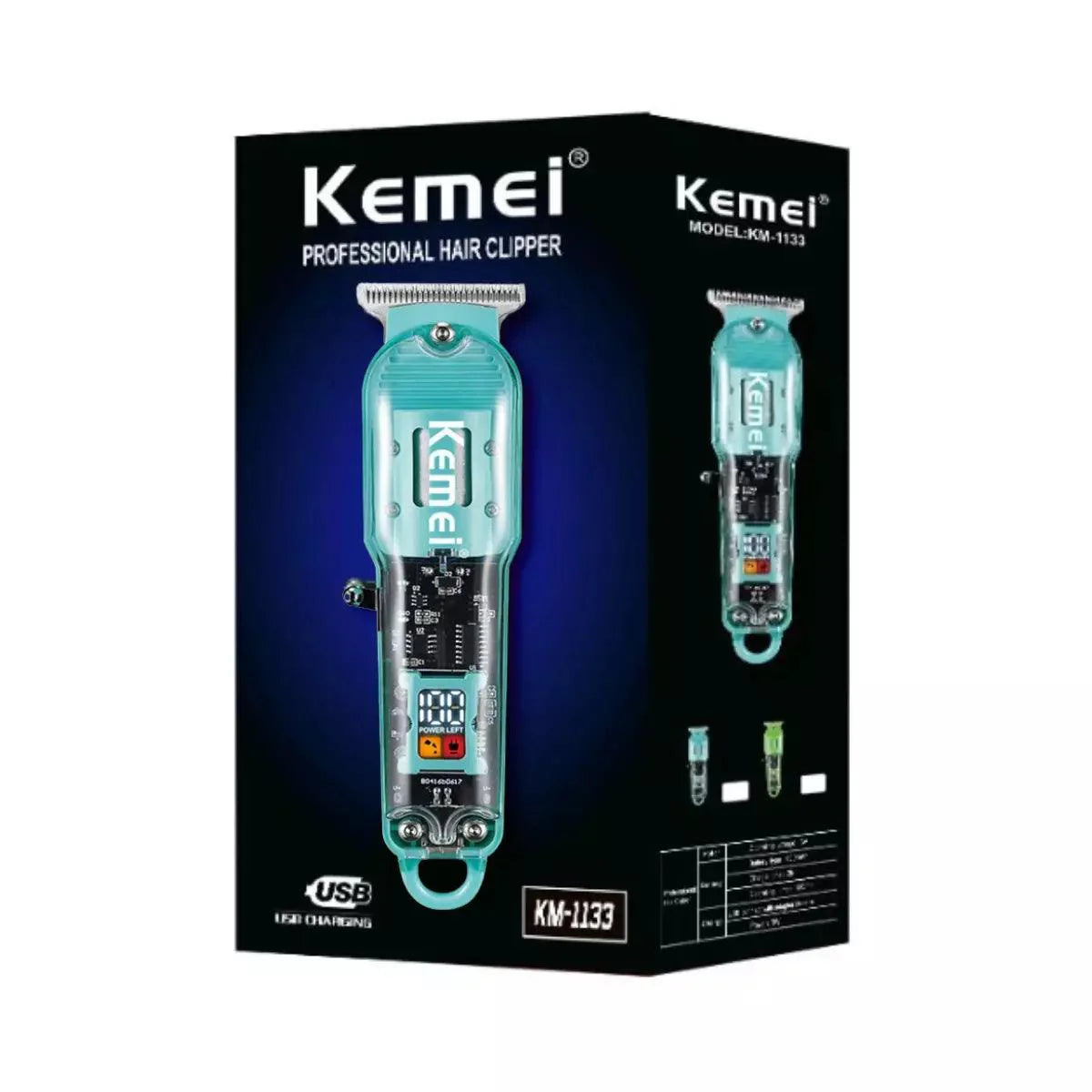 Máquina de Acabamento Profissional Km-1133 | Kemei ®