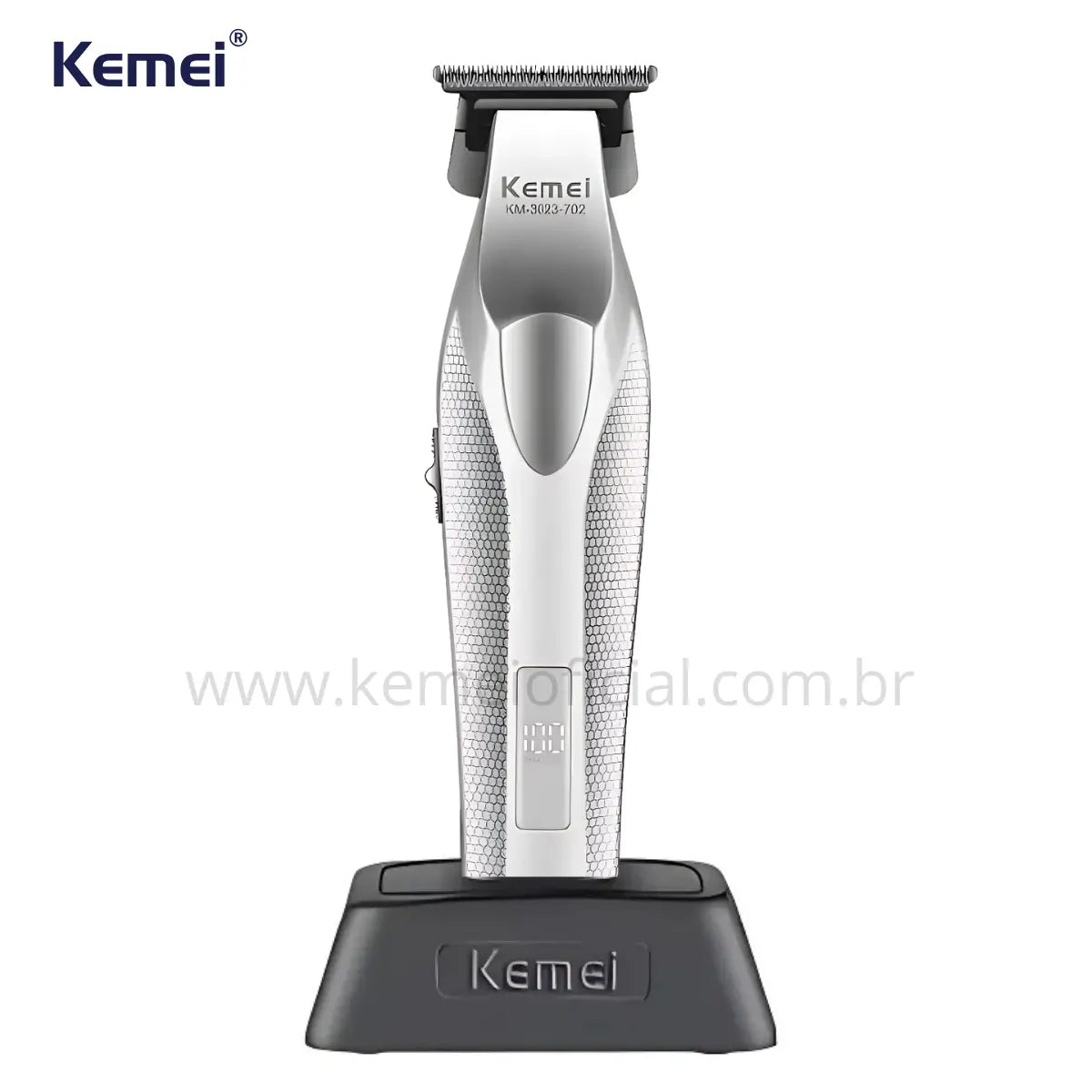 Máquina de Acabamento 9.000RPM +Base Carregadora Km-3023-702 | Kemei ®