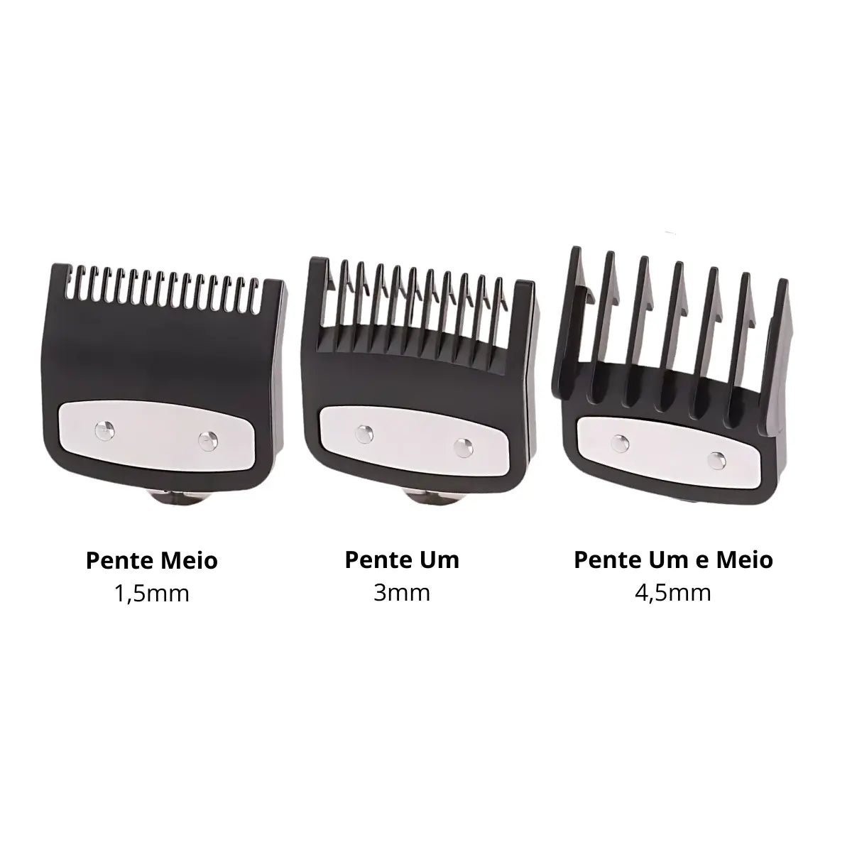 Kit 3x Pentes Especiais ( 1/2. 1. e 1-1/2. ) Para Máquina Corte KM-2242 | Kemei ®