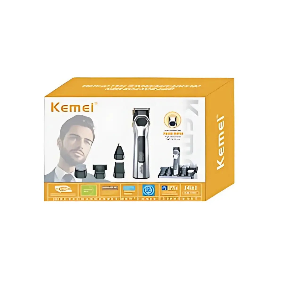 Aparador de Pelos 14 em 1 Resistente à Agua IPX6 Km-1791 | Kemei ®