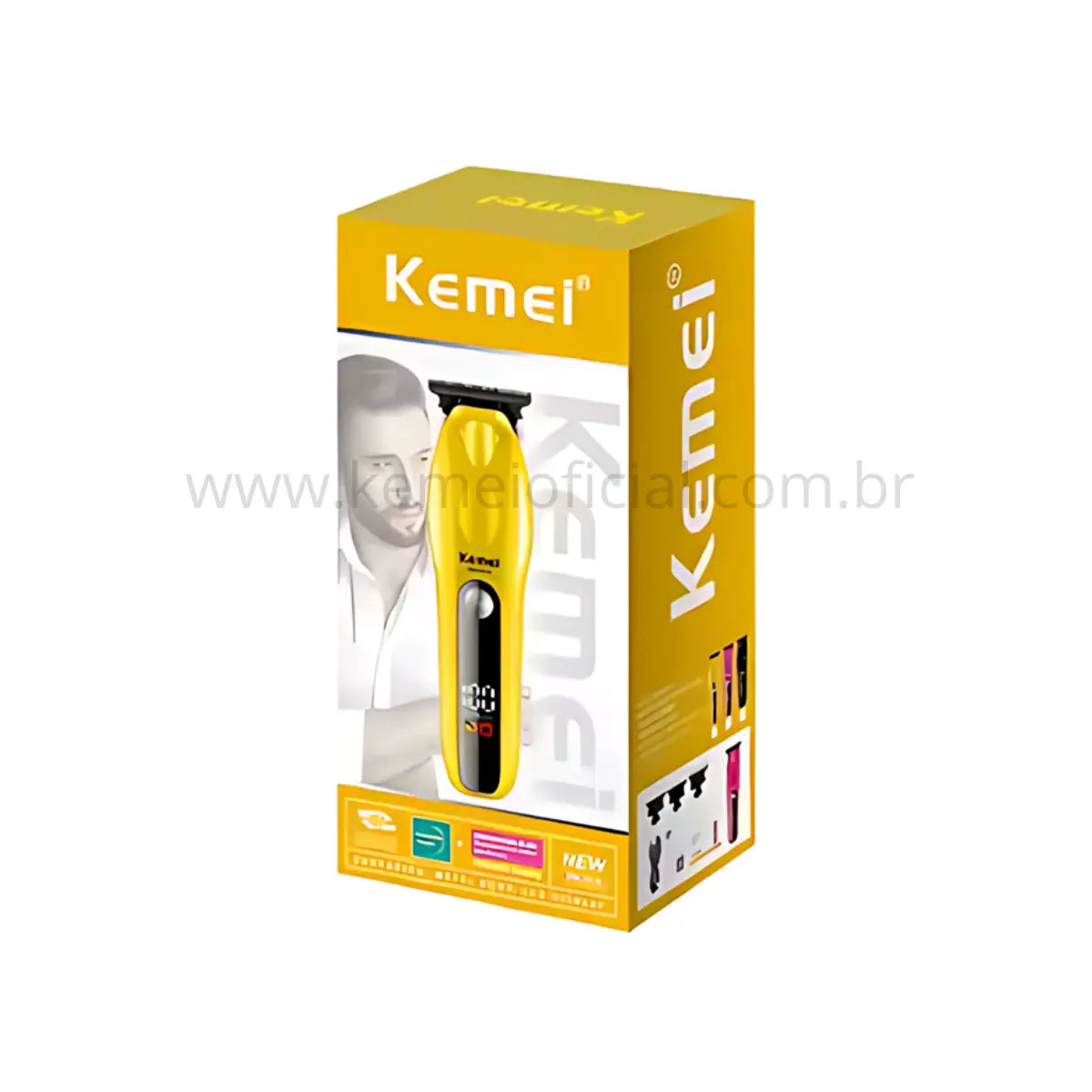 Máquina de Acabamento 0Gap Profissional Km-1678 | Kemei ®