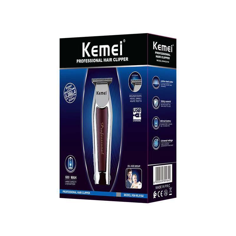 Kit Profissional Máquina de Acabamento Km-9163 + Shaver Km-2027 | Kemei ®