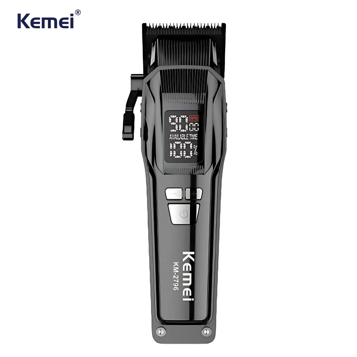 Máquina de Corte Profissional com Lâmina Fade & Taper Km-2796 | Kemei ®