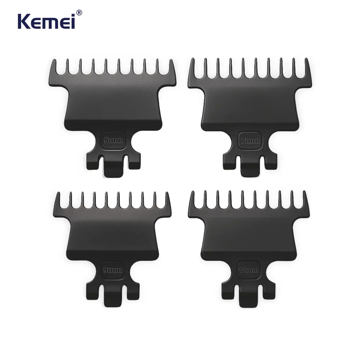 Kit 4x Pentes 5 7 9 11 mm Para Máquina KM-2299 | Kemei ®